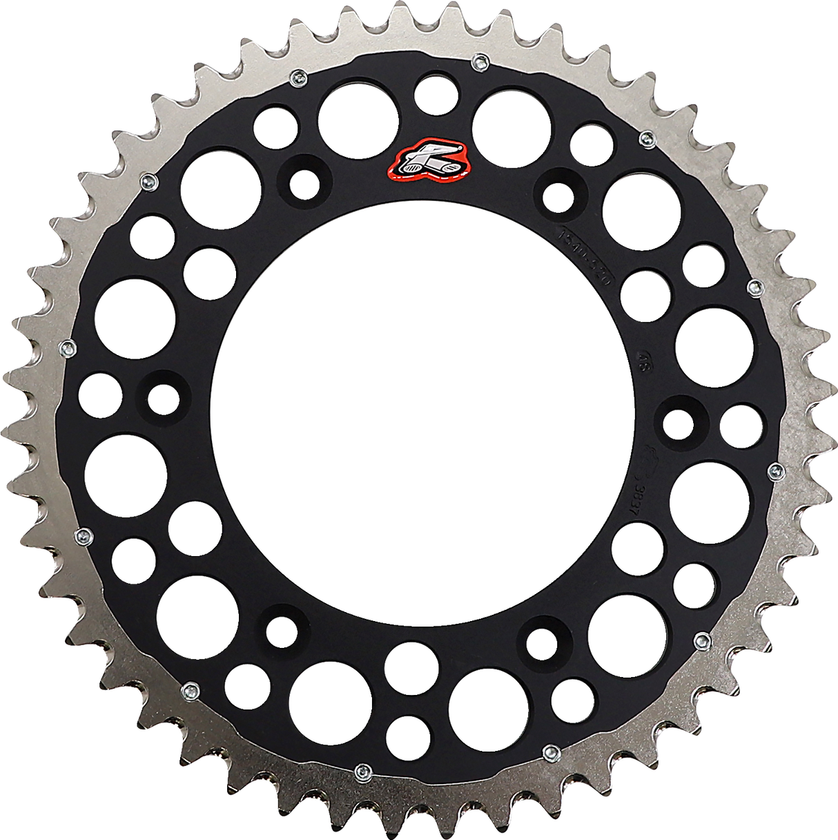 RENTHAL Twinring™ Rear Sprocket - 48 Tooth - Black 1540-520-48GPBK