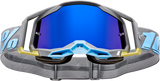 100% Racecraft 2 Goggles - Trinidad - Blue Mirror 50010-00008