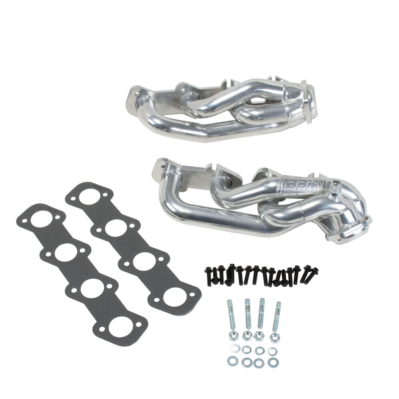 BBK 97-03 Ford F Series Truck 4.6 Shorty Tuned Length Exhaust Headers - 1-5/8 Silver Ceramic 35150