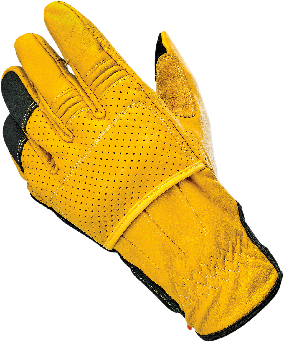 BILTWELL Borrego Gloves - Gold/Black - Medium 1506-0701-303