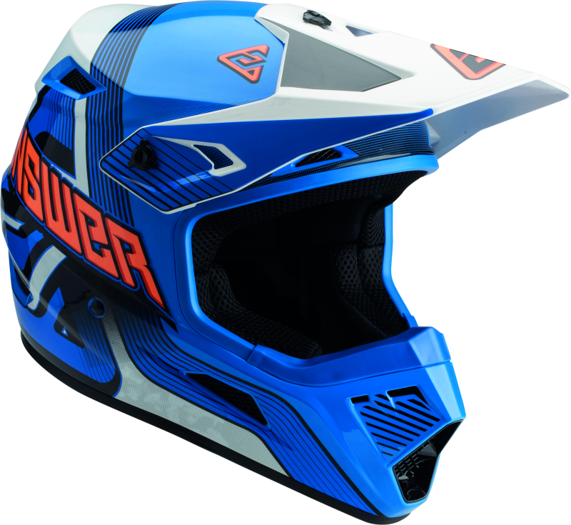 Answer AR1 Vendetta Helmet Blue/White/Orange - 2XL 447696