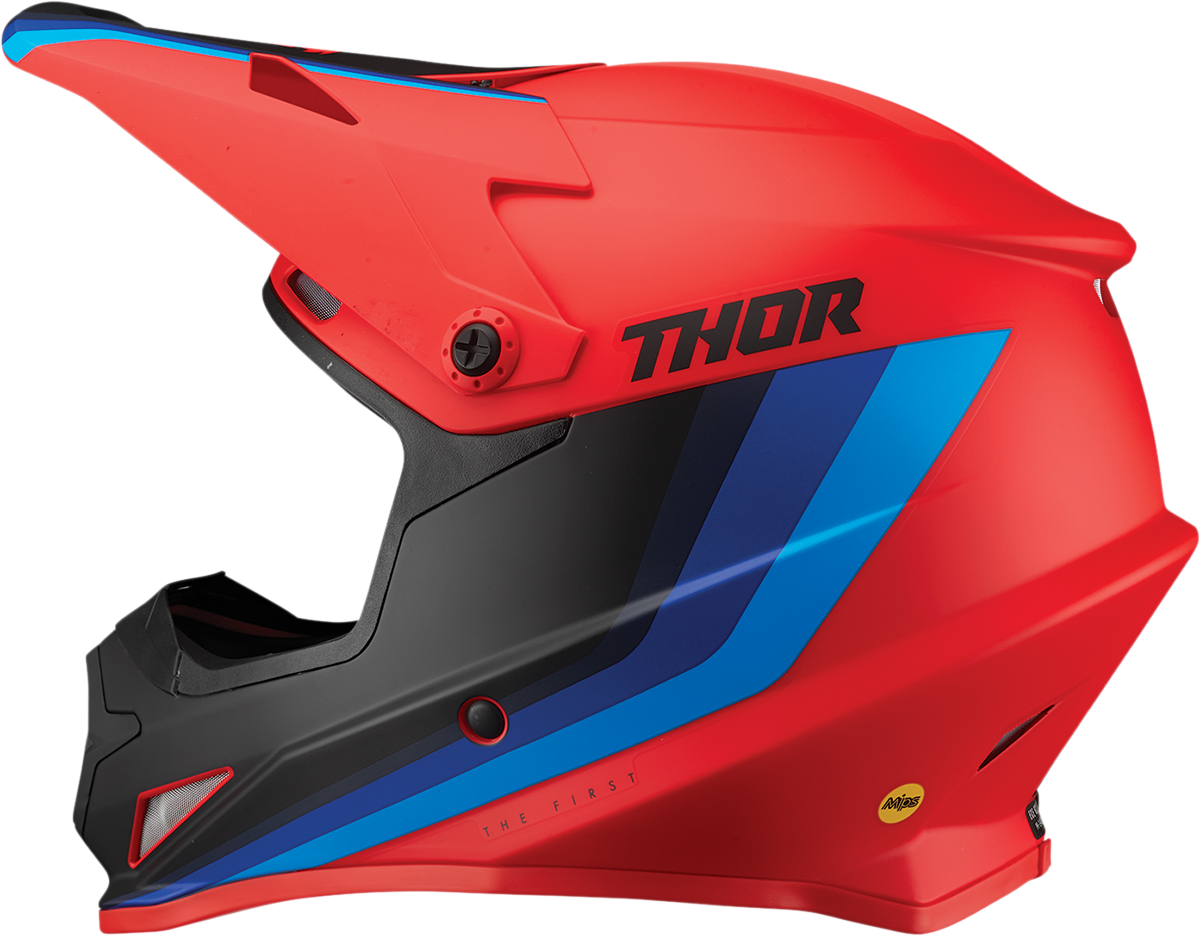 THOR Sector Helmet - Runner - MIPS - Red/Blue - Large 0110-7299