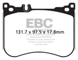 EBC 14+ Mercedes-Benz S550 4.7 Twin Turbo AMG Sport Pkg Redstuff Front Brake Pads DP32178C