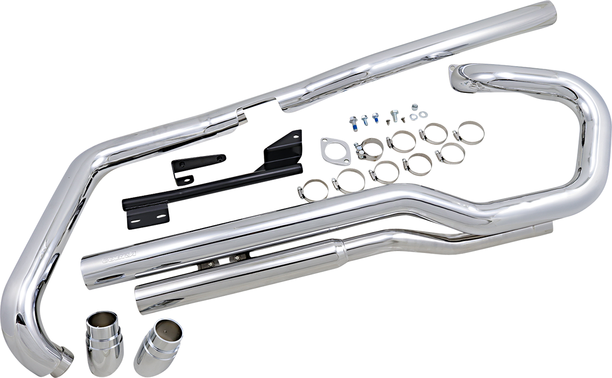 COBRA Speedster Slashdown Exhaust - VTX1800 2003-2008	  1826