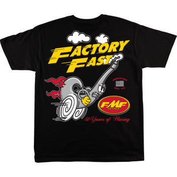 FMF Factory Faster T-Shirt - Black - Medium HO25118901BLKMD
