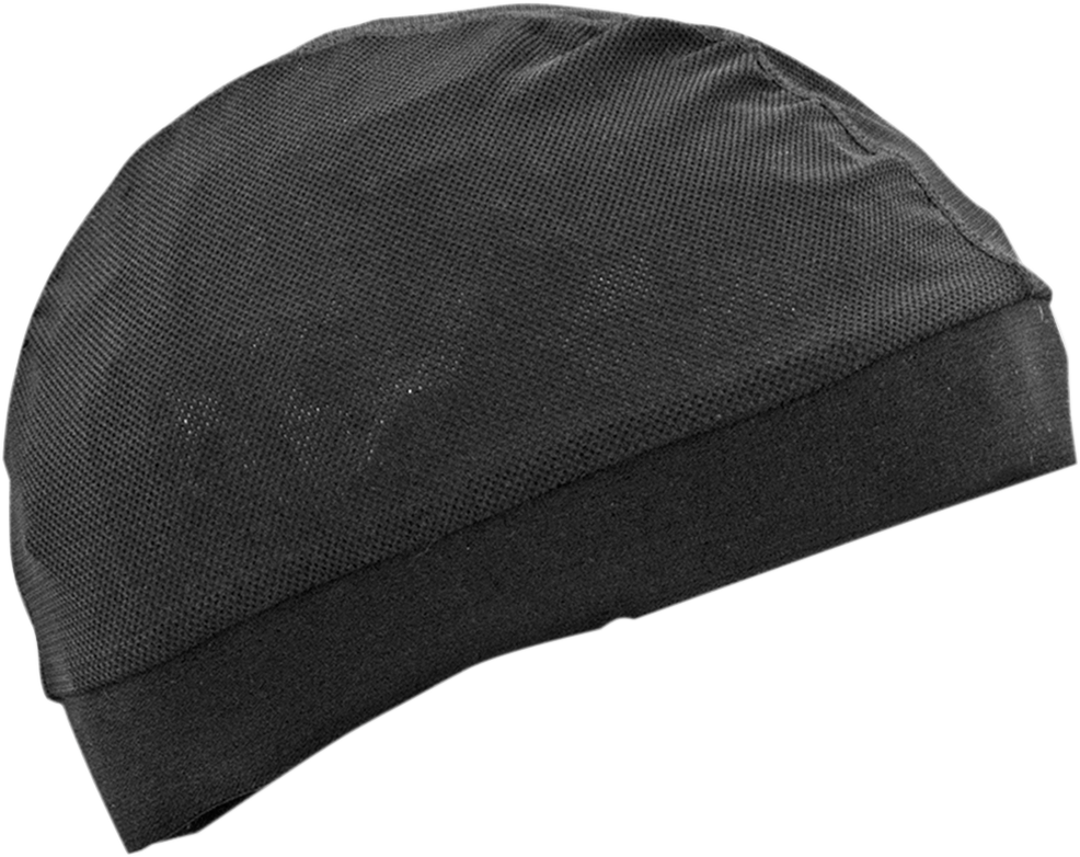 ZAN HEADGEAR Mesh Skull Cap with Comfort Band - Black WSC114M