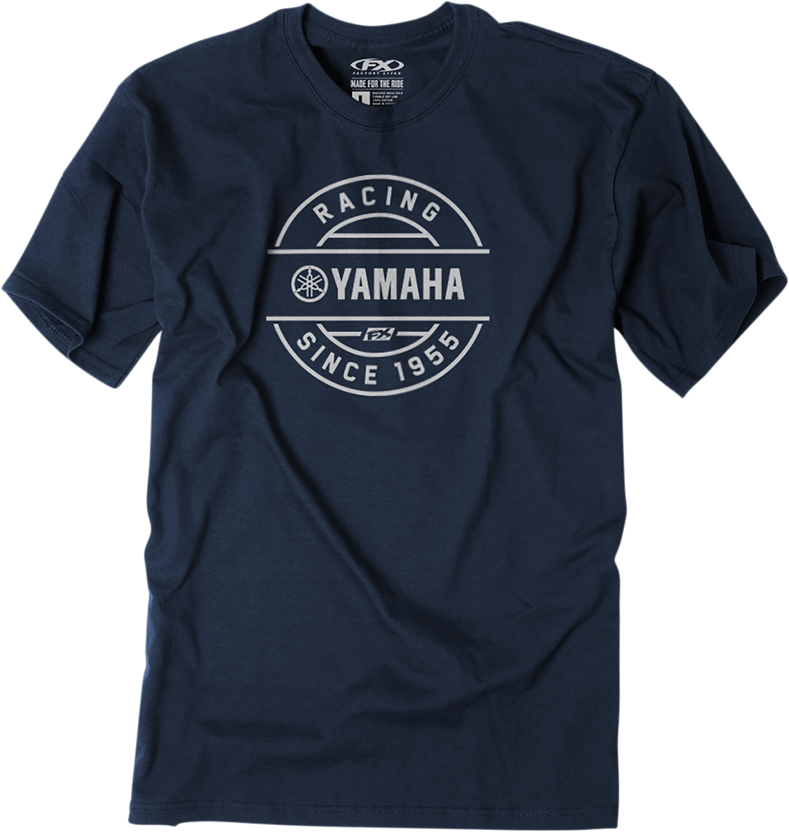 FACTORY EFFEX Yamaha Crest T-Shirt - Navy - Medium 25-87202