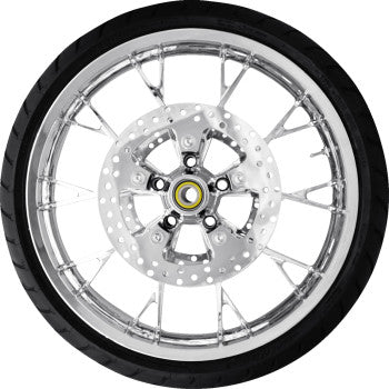 COASTAL MOTO Marlin Front Wheel (21"/Chrome)/Rotors (11.8")/Dunlop Tire (130/60B21) PKG-MAR213CH-ABST