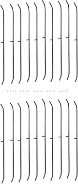 SNO STUFF Replacement Wear Bar - 20 Box 510-102-BOX