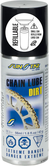 SUNSTAR SPROCKETS Off-Road Chain Lube - 56ml fl oz. - Aerosol SSLUBE-56MX