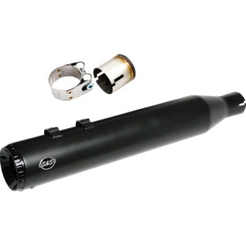 S&S CYCLE 2-into-1 4-1/2" Swindler Muffler Kit - Black - M8 Touring 550-1141
