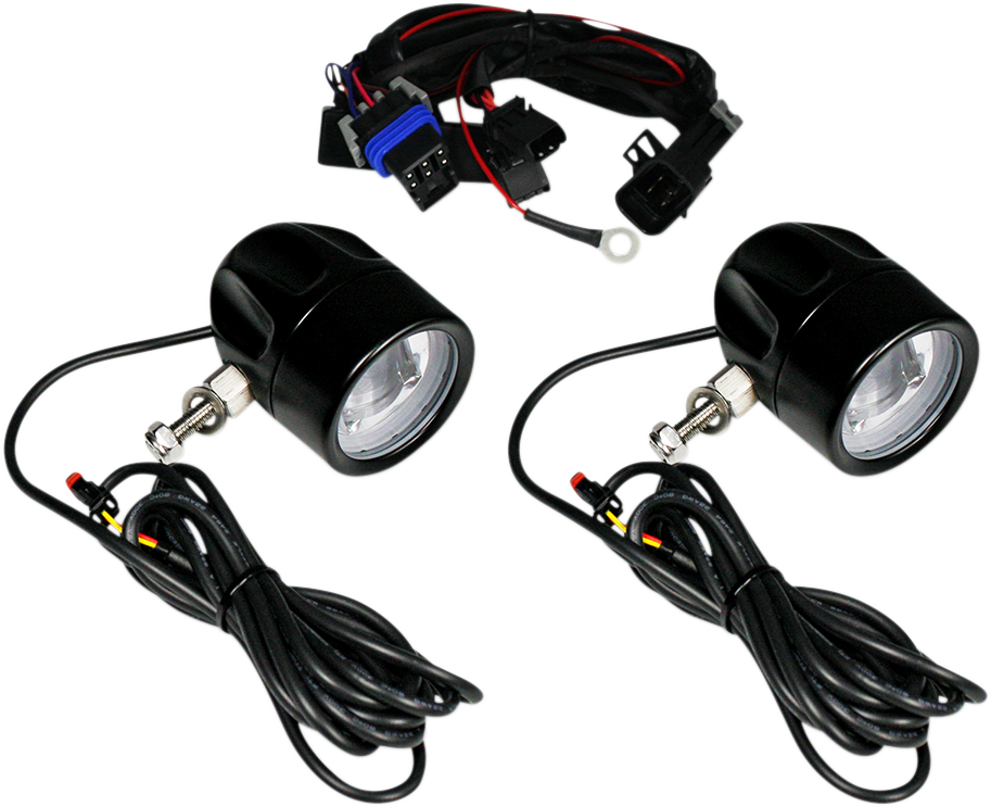 CUSTOM DYNAMICS LED Fog Light - Indian - Black PB-FOG-IND-B