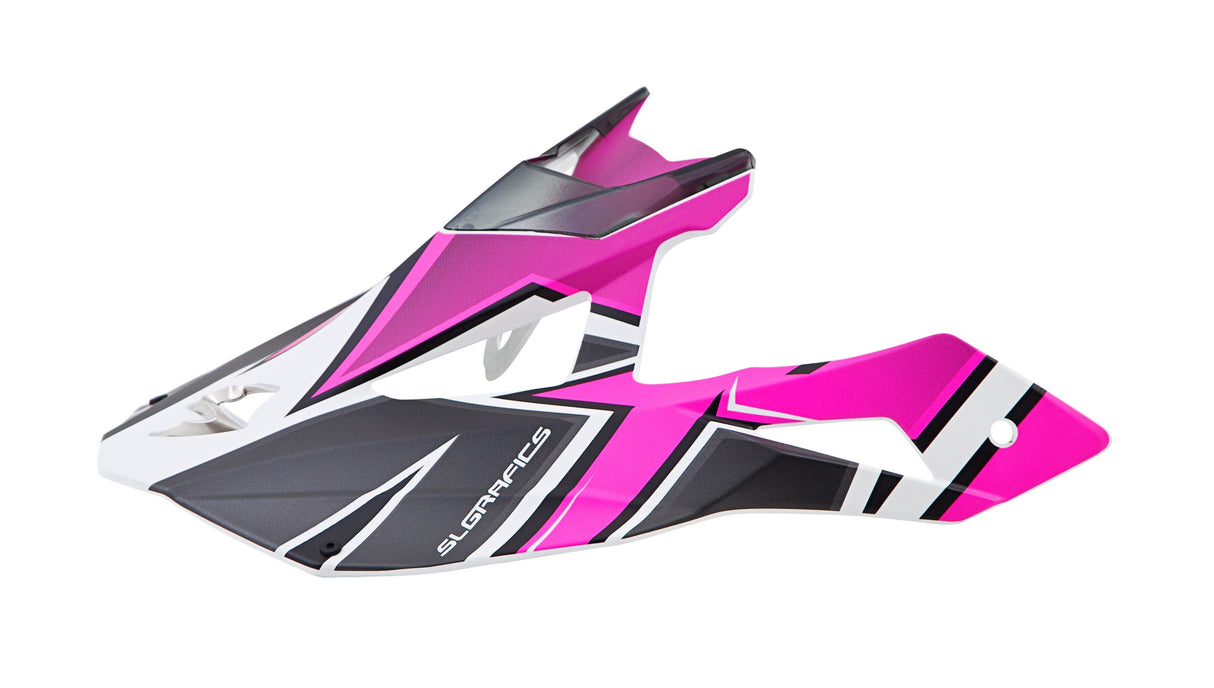 SCORPION EXO Vx-35 Peak Visor Finnex Black/Pink 52-533-61