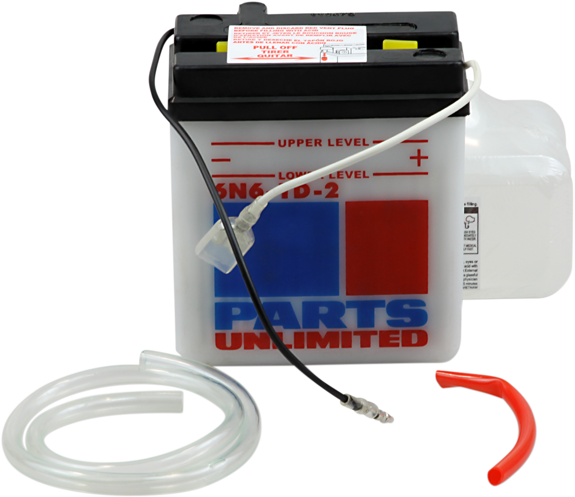 Parts Unlimited Battery - 6N6-1D-2   2113-0128