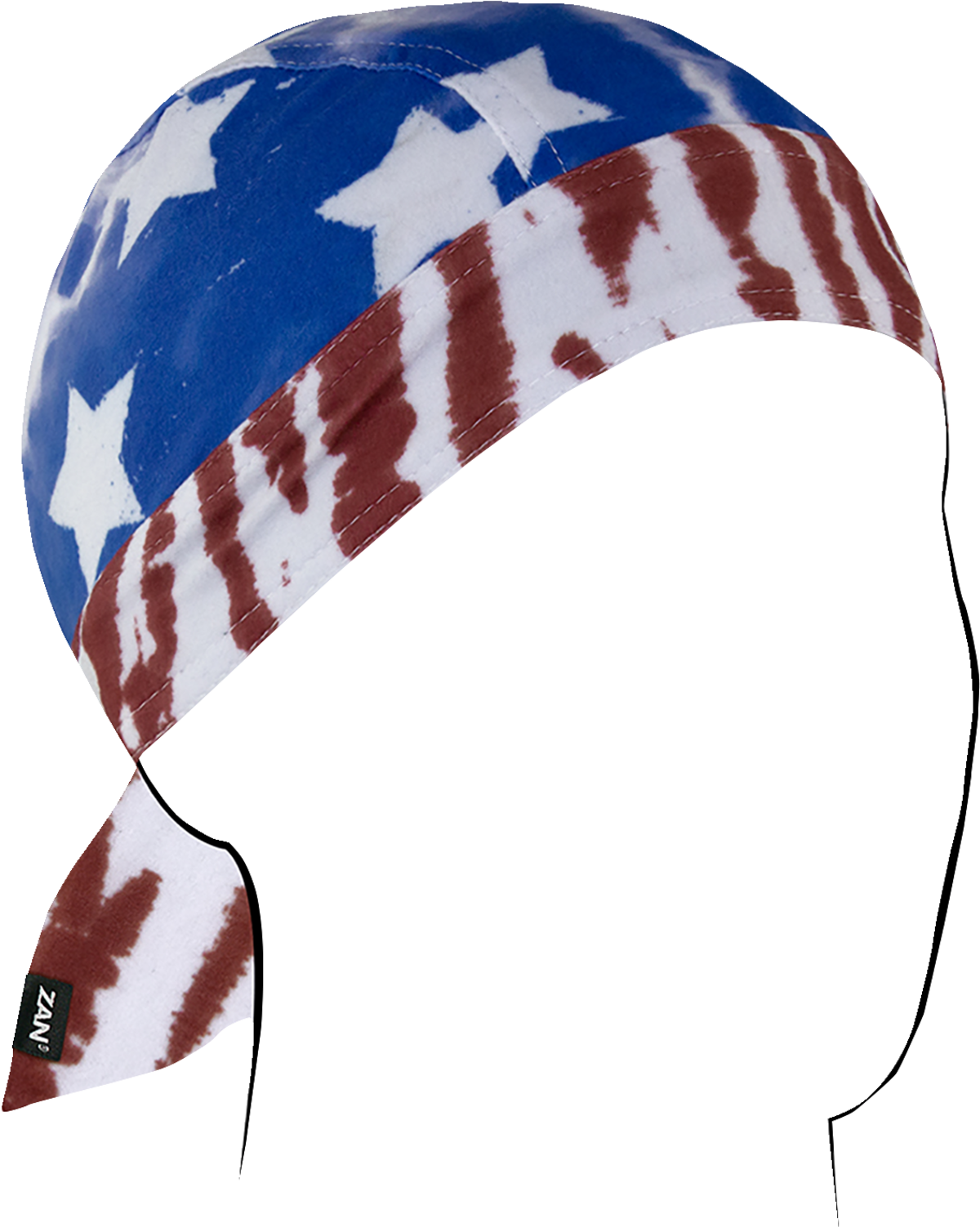 ZAN HEADGEAR Flydanna SportFlex - Stars and Stripes Tie Dye ZL602