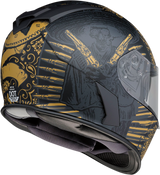 Z1R Warrant Helmet - Sombrero - Black/Gold - 2XL 0101-14175