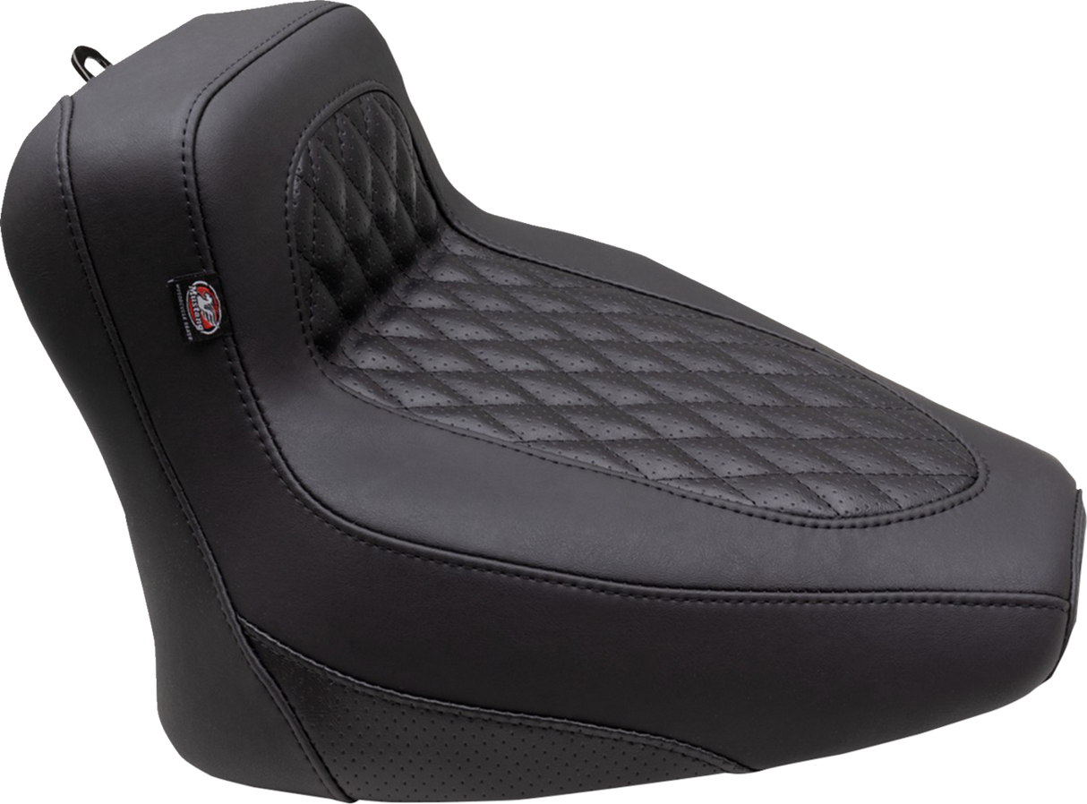 MUSTANG Squareback Seat - Solo - Black - Diamond Stitch - Chief '22-'23 88201