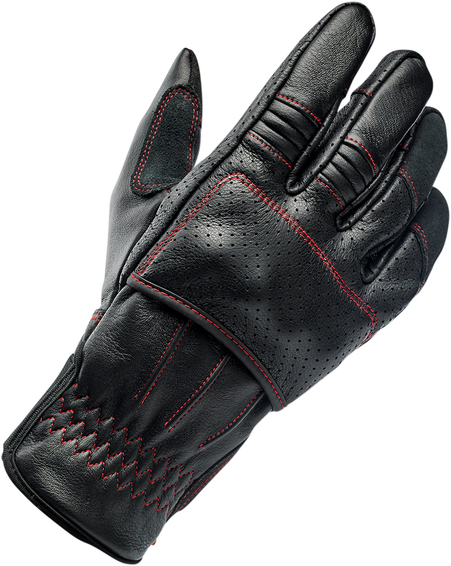 BILTWELL Borrego Gloves - Redline - XS 1506-0108-301