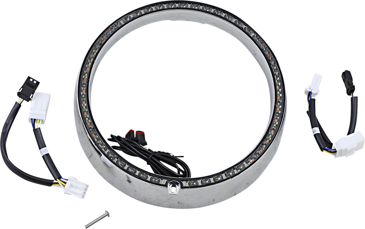 CUSTOM DYNAMICS Sequential Trim Ring - Chrome PB-7TR-SEQ-2C