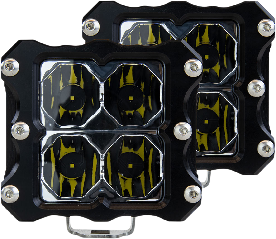 HERETIC LED Quattro Light - Flood - Pair LB-6SQT122