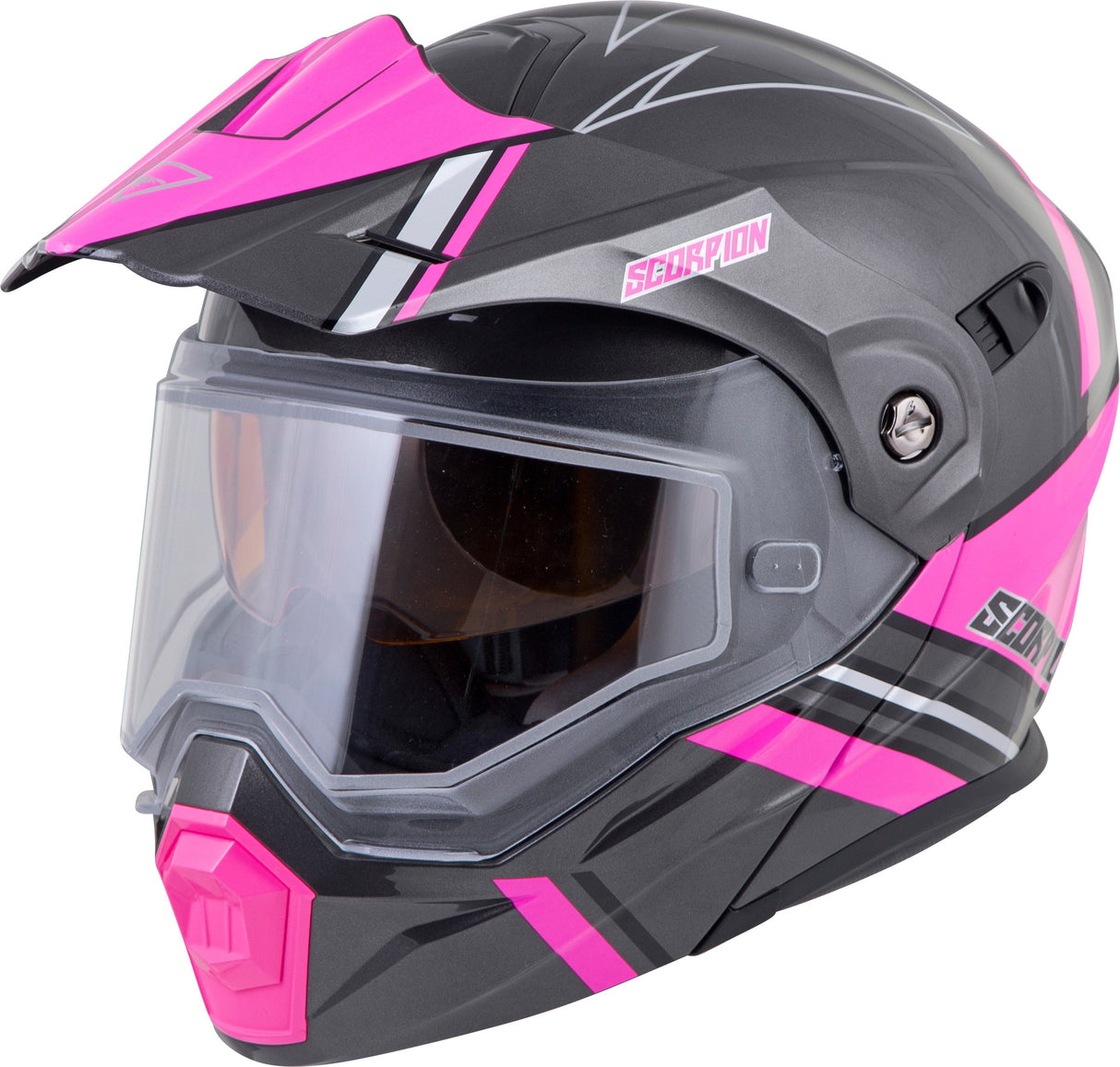 SCORPION EXO Exo-At950 Cold Weather Helmet Teton Pink 2x (Dual Pane) 95-1397-SD