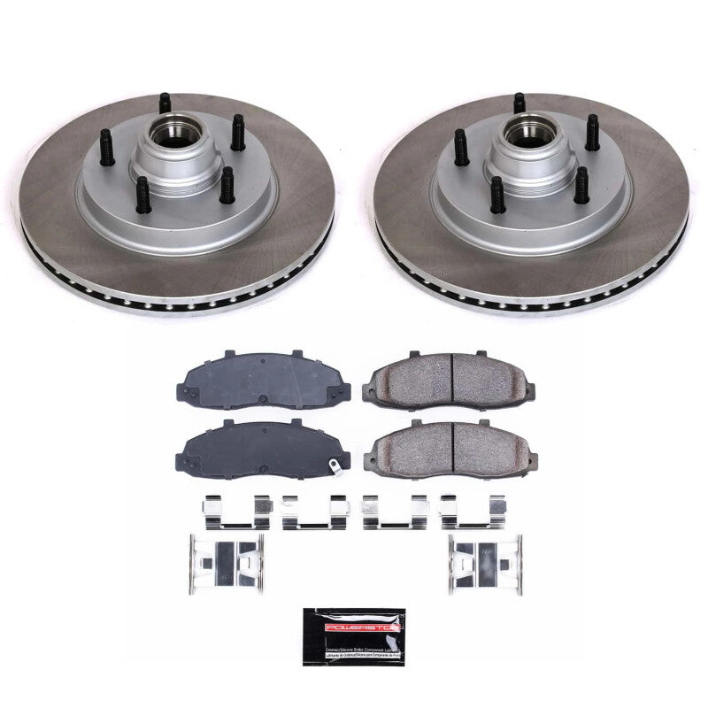 Power Stop 97-00 Ford F-150 Front Semi-Coated Rotor Kit SC1865