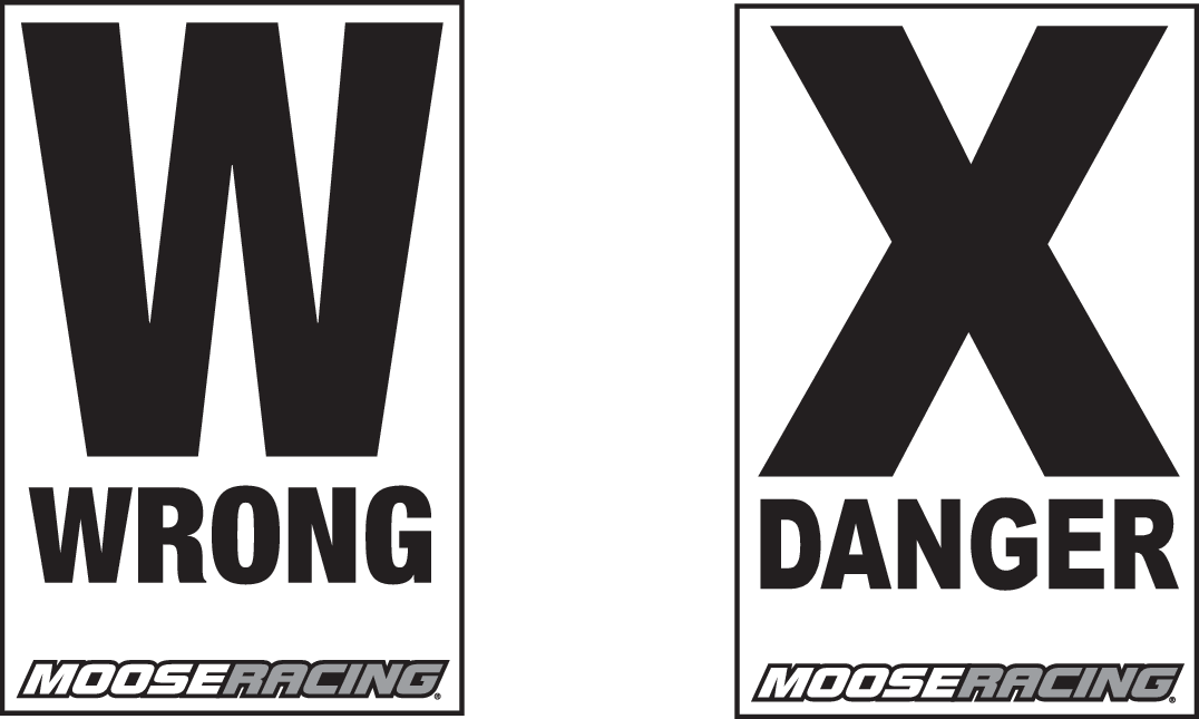 MOOSE RACING Danger/Warn Course Arrow M9000-14PT