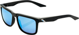 100% Blake Sunglasses - Matte Black - HiPER Blue Mirror 60028-00001