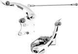 ACCUTRONIX Forward Control - Tribal - Chrome FC106-SLC