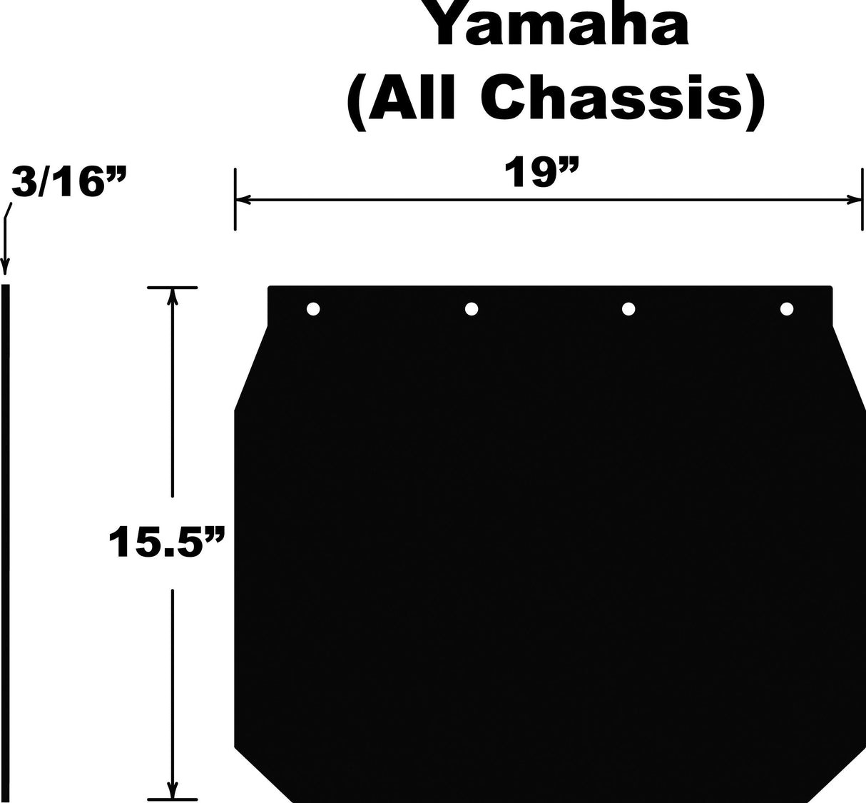 PDPSnowflap  Yamaha All Models 98-16SF-YAMPB