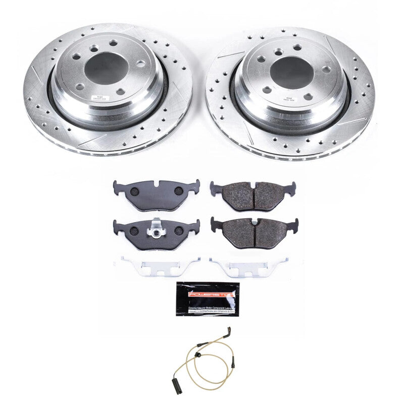 Power Stop 99-03 BMW 540i Rear Track Day Brake Kit