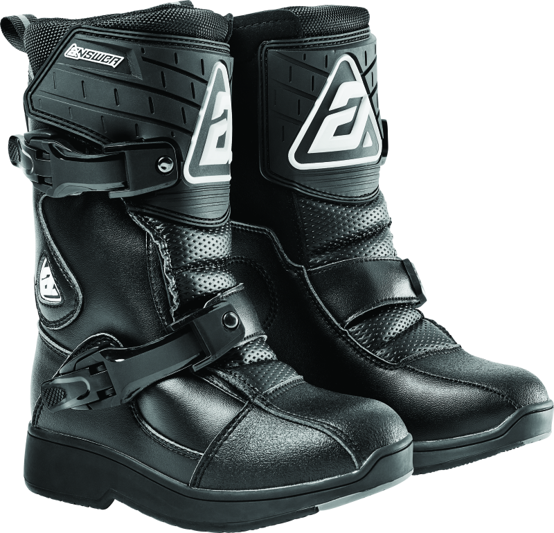 Answer Peewee Boot Black Youth - 13 446172