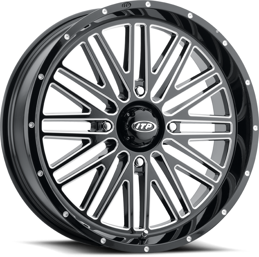 ITP Momentum Wheel Blk/Mac 20x6.5 4/156 4+2.5 (+10mm) 20MT113BX