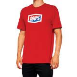 100% Official T-Shirt - Red - Small 20000-00010