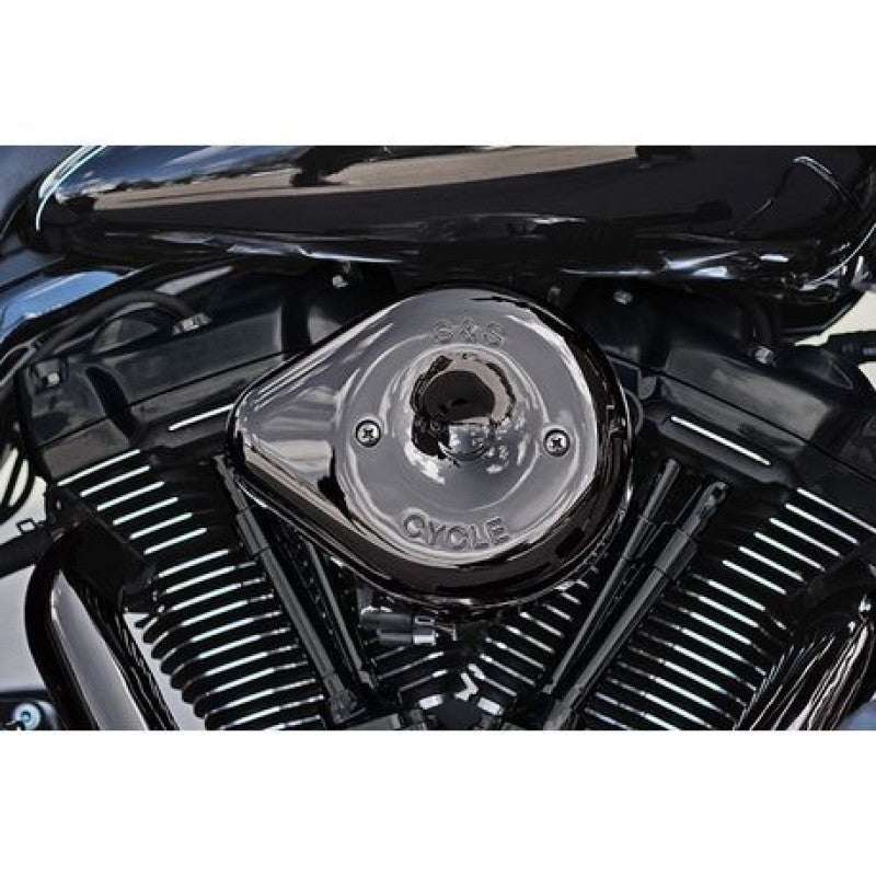 S&S Cycle Lava Stealth Teardrop Air Cleaner Cover - Chrome 170-0779