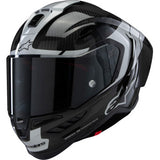 ALPINESTARS Supertech R10 Helmet - Element - Carbon/Silver/Black - 2XL 8200324-1368-XXL