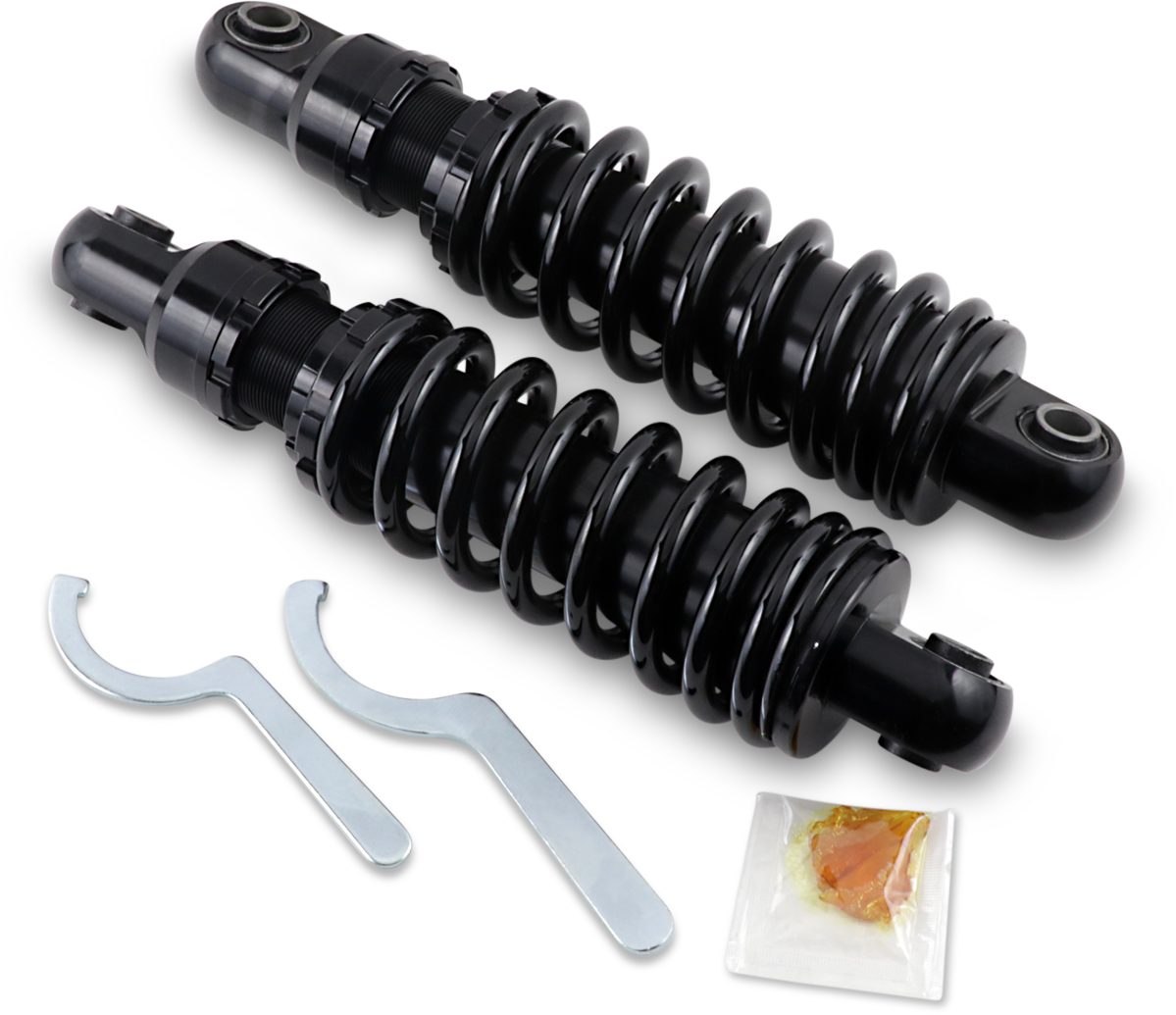 DRAG SPECIALTIES SHOCKS Premium Shock - Black - 10.5" - '91-'17 FXD C16-0148B