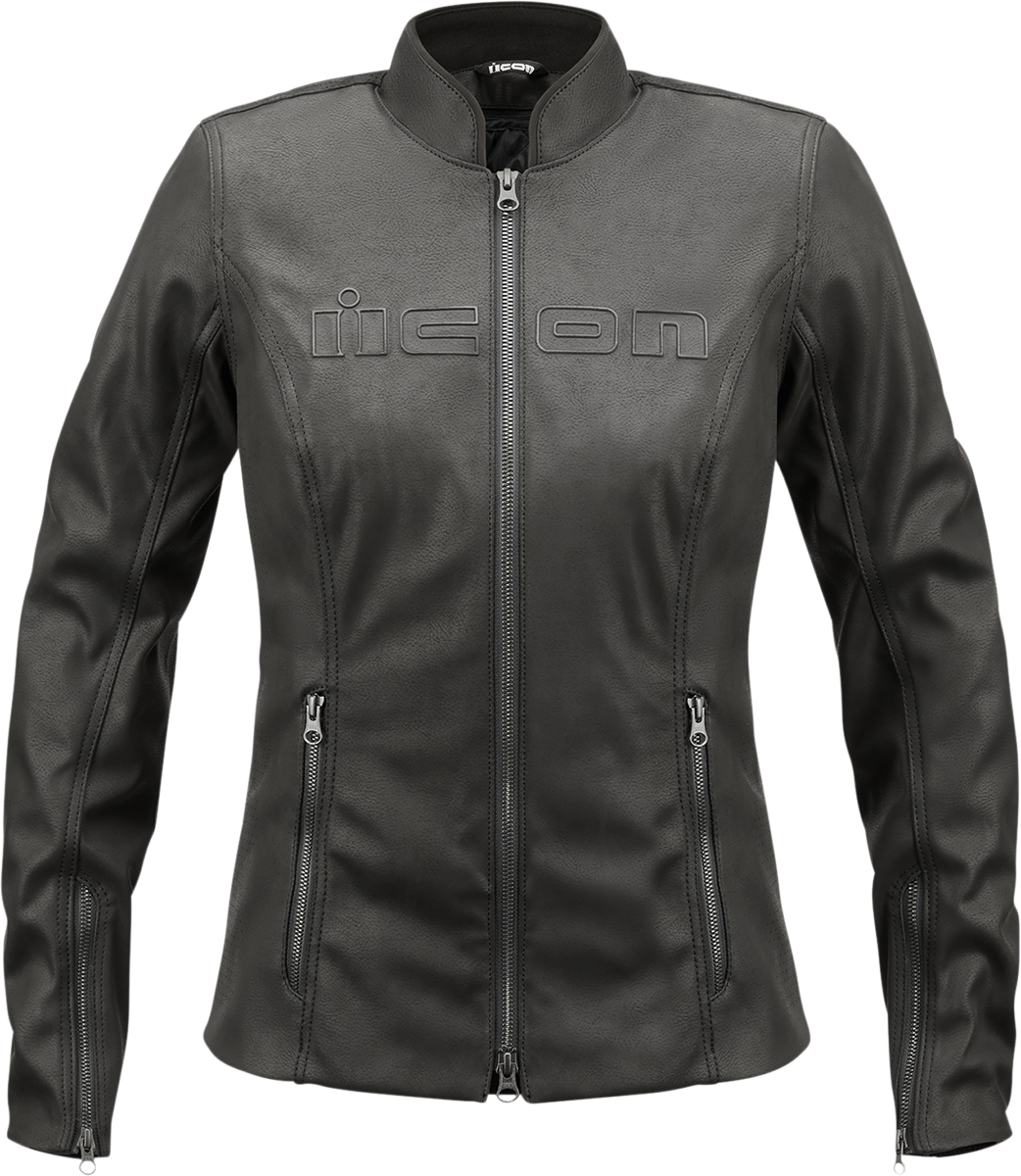 ICON Women's Tuscadero2™ Jacket - Black - US Medium 2822-1428