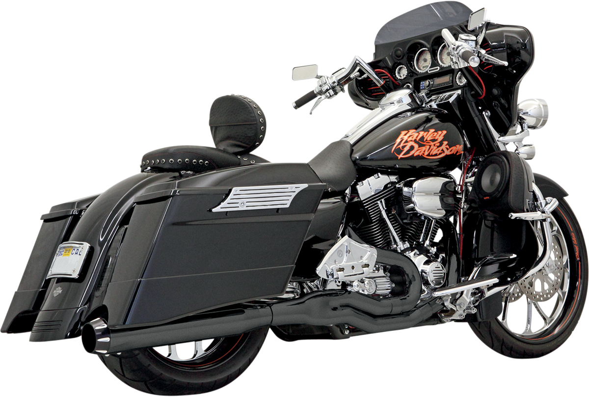 BASSANI XHAUST B1 2:1 Exhaust - Black FLH-777B