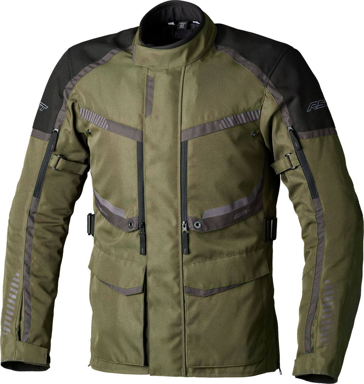 RST Maverick Evo Ce Jacket Khaki/Grey Textile Lg 103198GRN-44