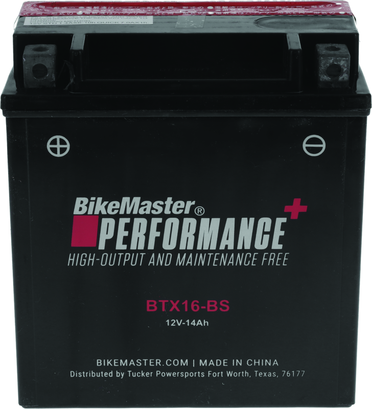 BikeMaster BTX16-BS Battery 781326