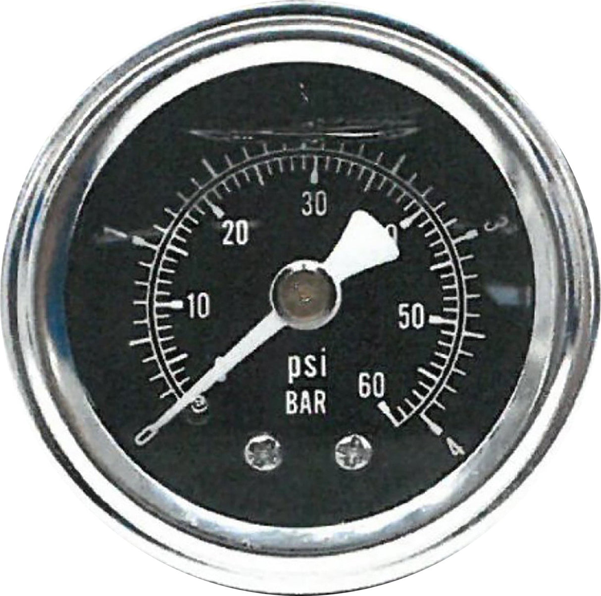 HARDDRIVE Oil Pressure Gauge 60psi Black 169700