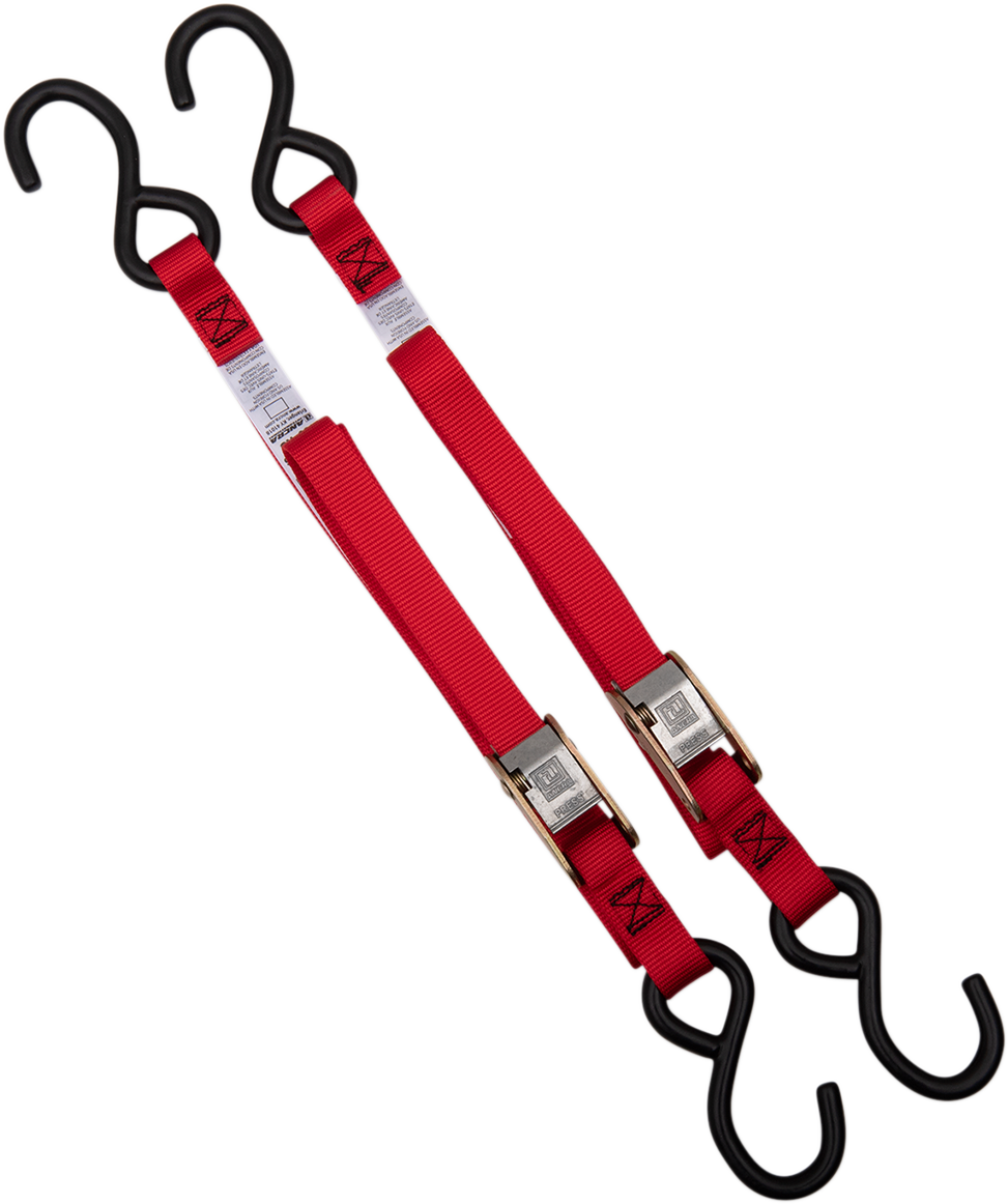 ANCRA Standard Tie-Downs - 1" x 5-1/2' - Red 40888-10