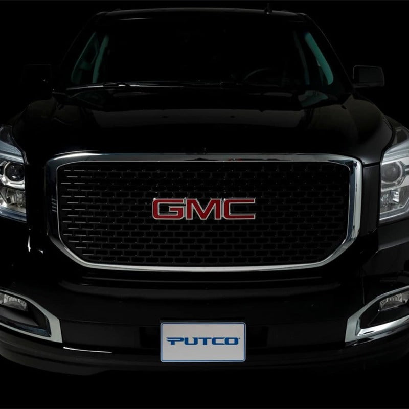 Putco 15-20 GMC Yukon XL - Liquid 3D Slot / Black Denali Style Lighted Boss Grille