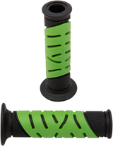 PRO GRIP Grips - Gel - 719 - Open Ends - Black/Green 719BKGNOE