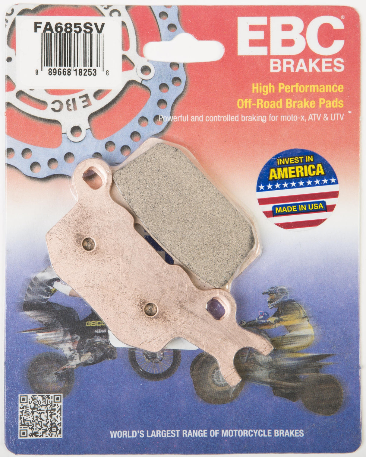 EBC Brake Pads Fa685sv Severe Duty Sv Series FA685SV