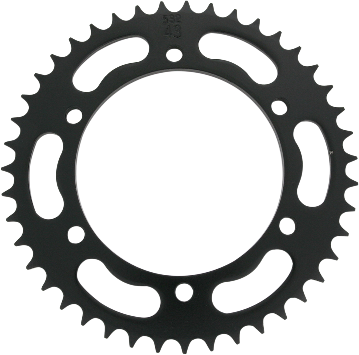 Parts Unlimited Rear Yamaha Sprocket - 532 - 43 Tooth 3fv-25443-0143