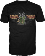 LETHAL THREAT Tattooed & Trashed T-Shirt - Black - 3XL LT20892XXXL