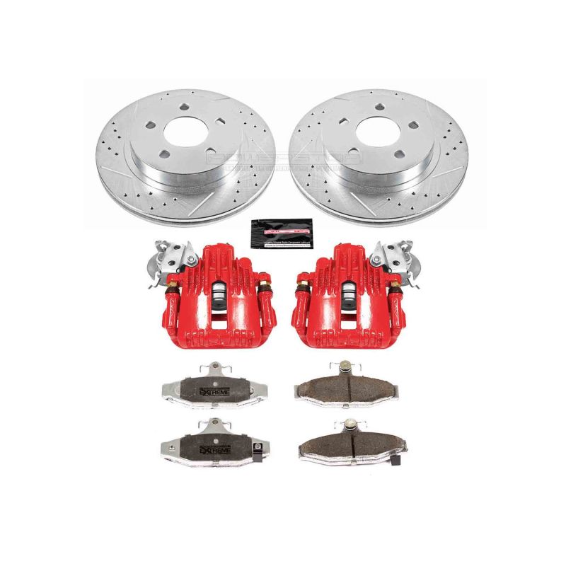 Power Stop 93-97 Chevrolet Camaro Rear Z26 Street Warrior Brake Kit w/Calipers