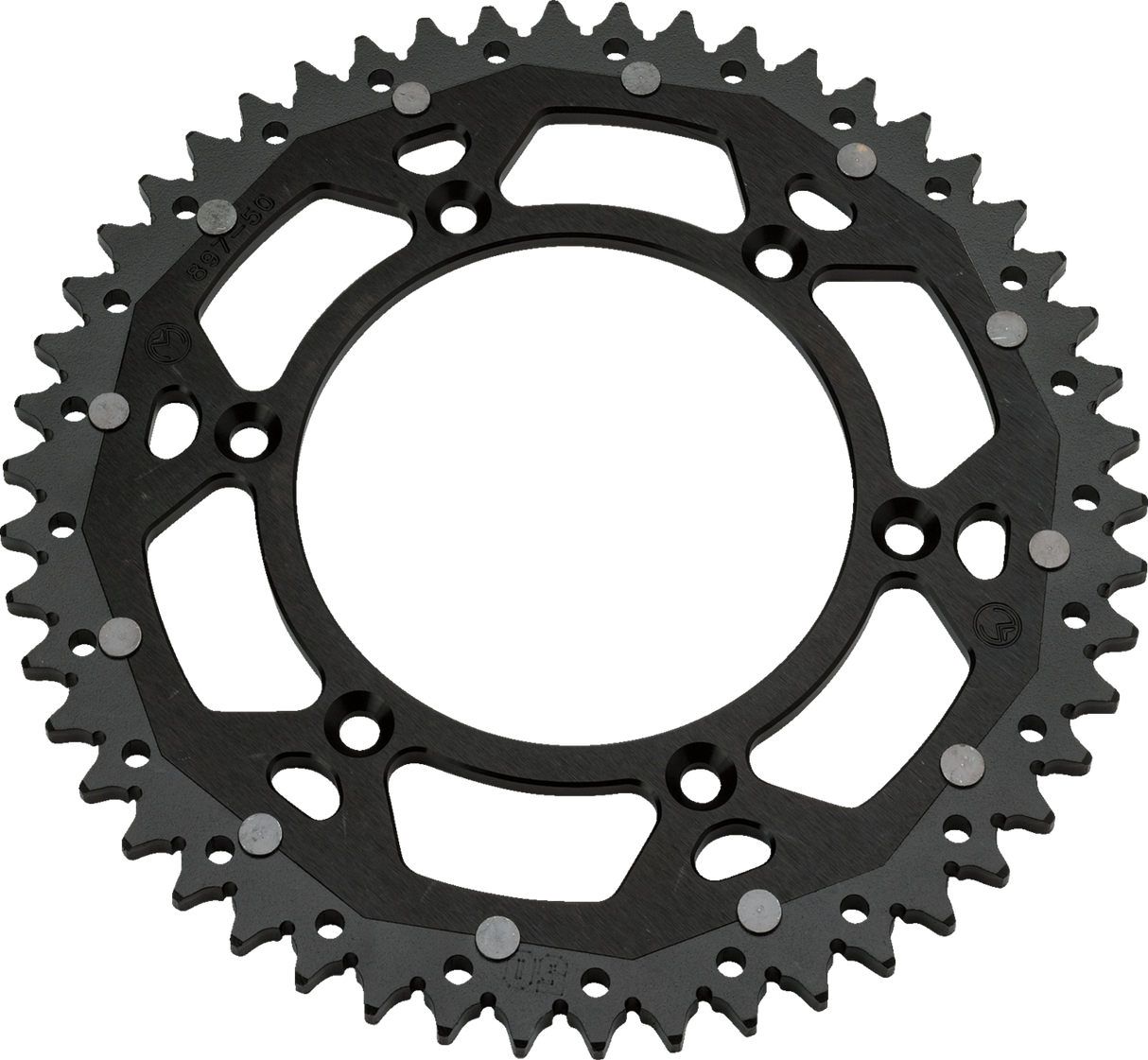 MOOSE RACING Dual Sprocket - Black - 49 Tooth 1210-822-49-10X